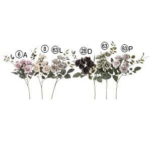 造花 花のみ ローズ×5 つぼみ×2〔×12本入り〕アレンジメント/花材/アートフラワー/インテリア