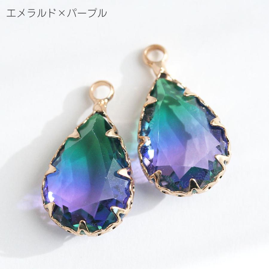 アクセサリー E65 バックカービンググラデーションカラーピアス