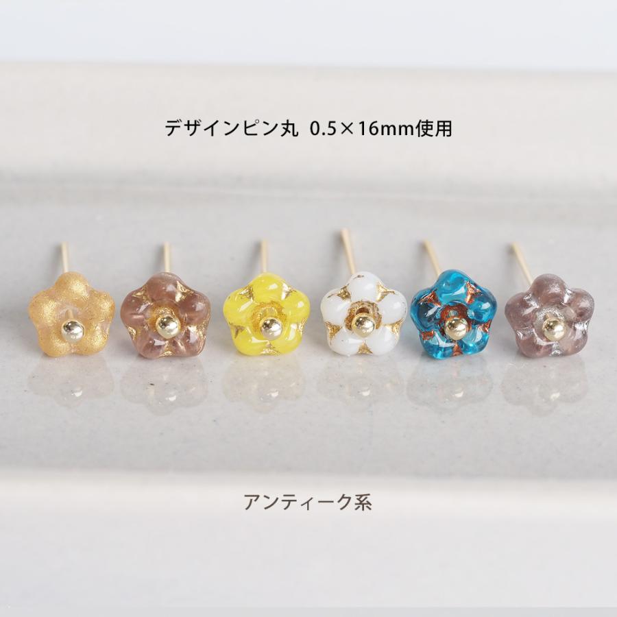 カラーミックスアソート チェコビーズ ベルフラワー 4×6mm 約100個