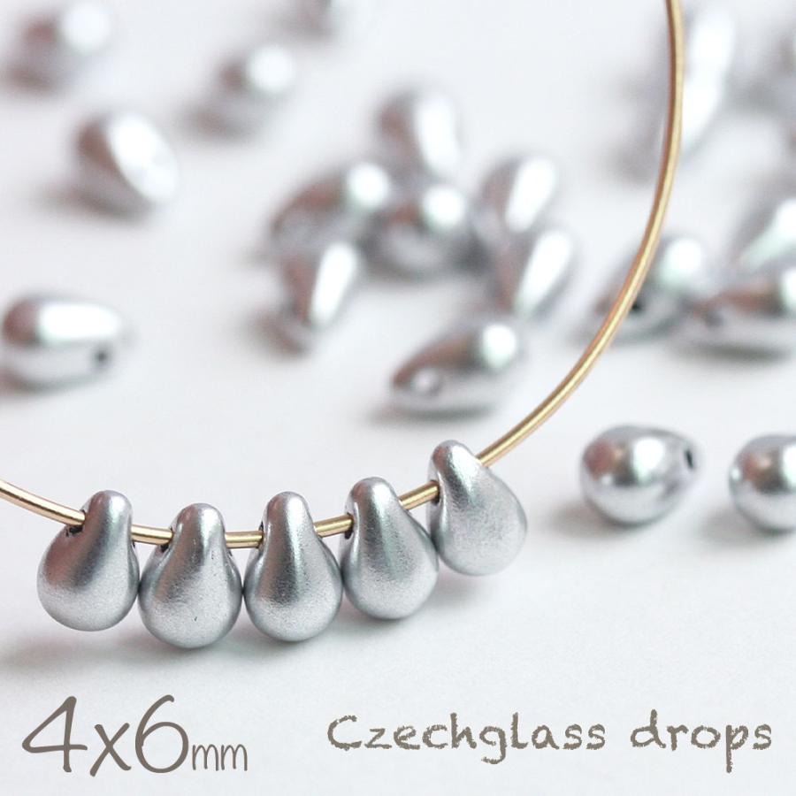 淡水パールとチェコビーズのハンドメイドパーツ BLAZE カン付き チャーム チェーン ガラス＆淡水パール ハンドメイド