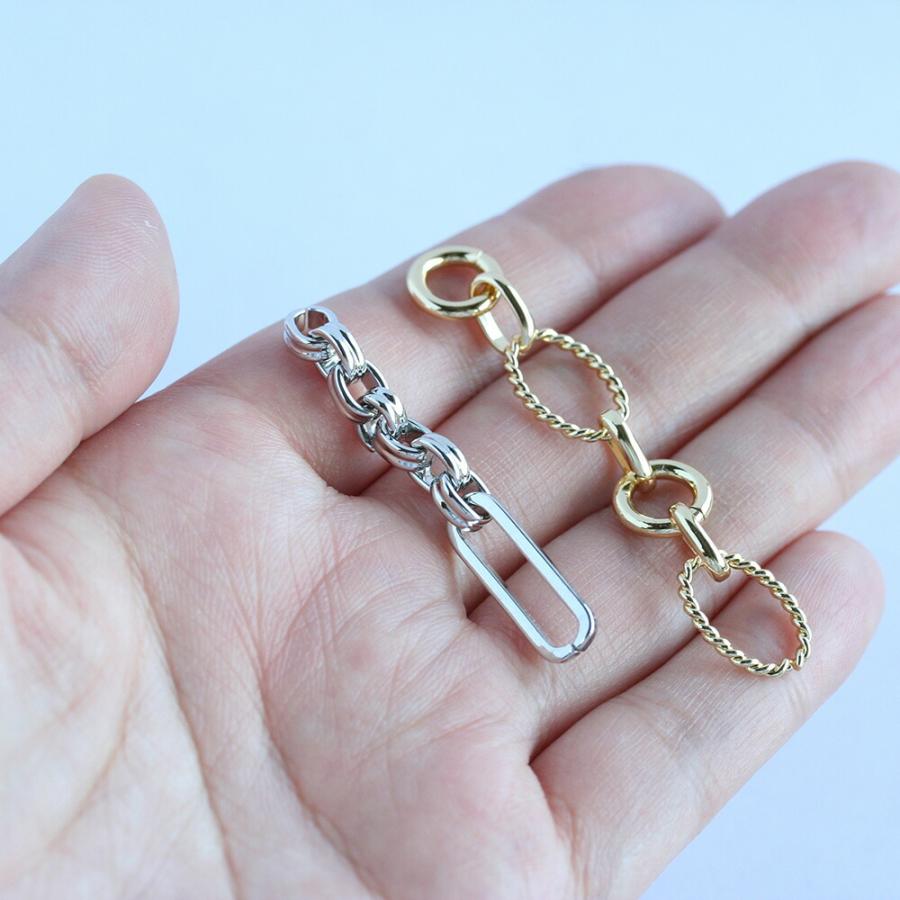アクセサリーパーツ チェーンパーツ 2個 14金メッキ アクセサリーパーツ チェーンパーツ 2個 14金メッキ