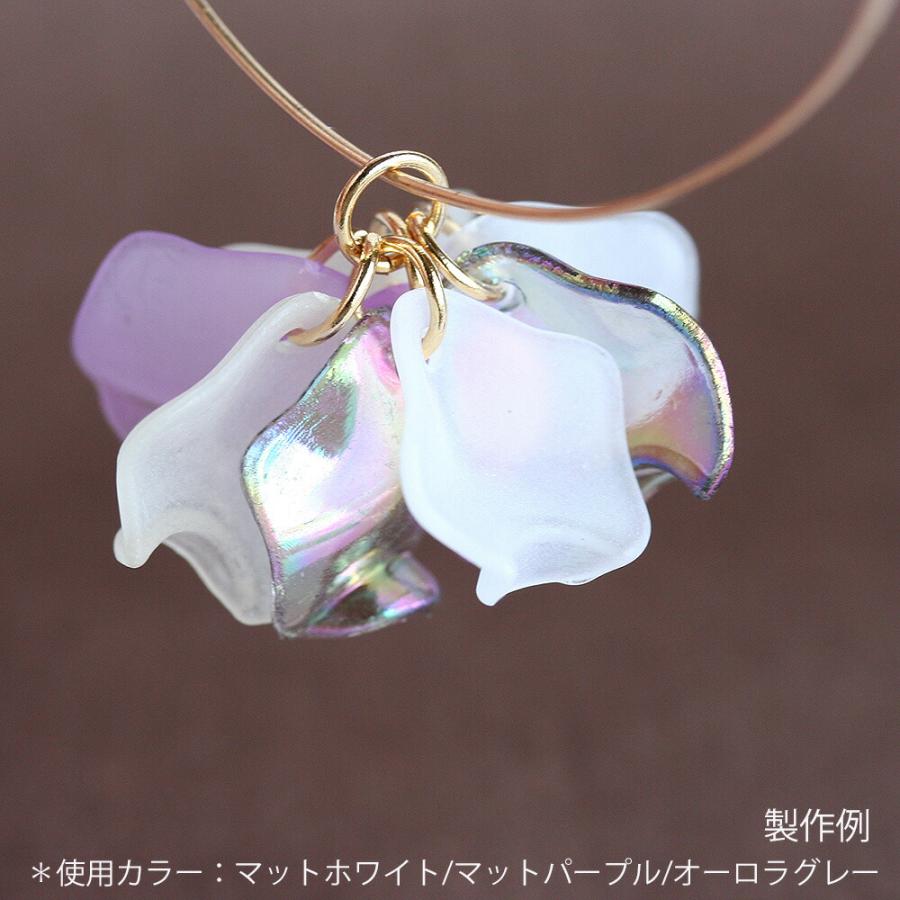 アクセサリーパーツ アクリル花びらパーツ No.1 30個 フラワー ペタル