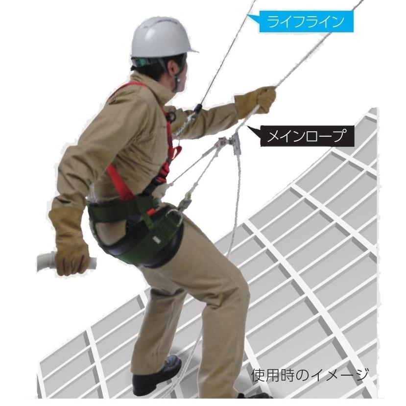 タイタン 傾斜面作業用ハーネス FDN-SRN-L型(Lサイズ) 3点セット [新 