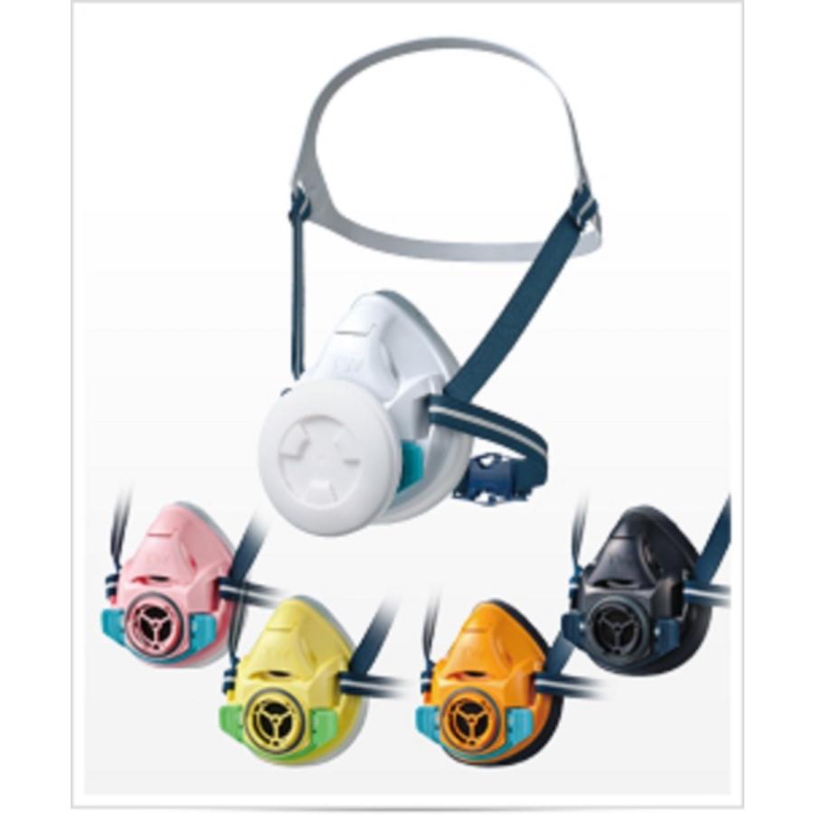 シゲマツ 取替え式防じんマスク・直結式小型防毒マスク TW01SC/HB(M)WH