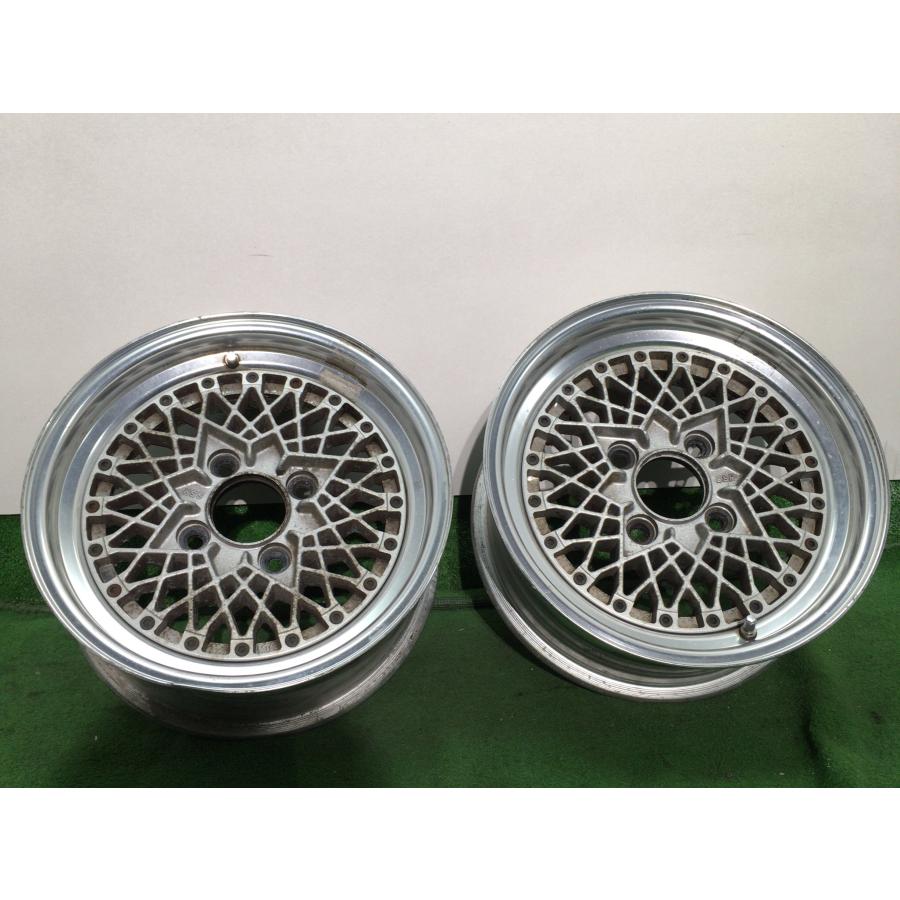 希少！SSR スピードスター フォーミュラメッシュ 14x6J +1 4H 114.3 ハブ径74ｍｍ アルミホイール2本 街道レーサー 旧車 ドリフト｜komoropart7588｜04