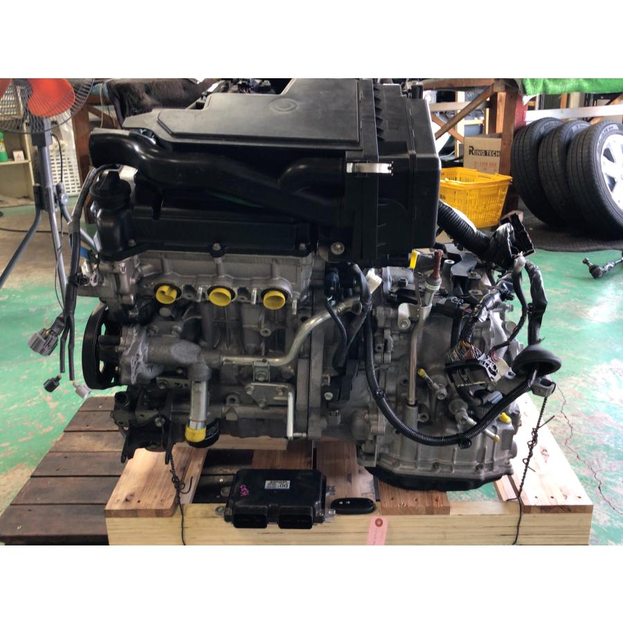 動作OK! 圧縮OK！ アルト ラパン HE22S エンジン ミッション ECU 補器 