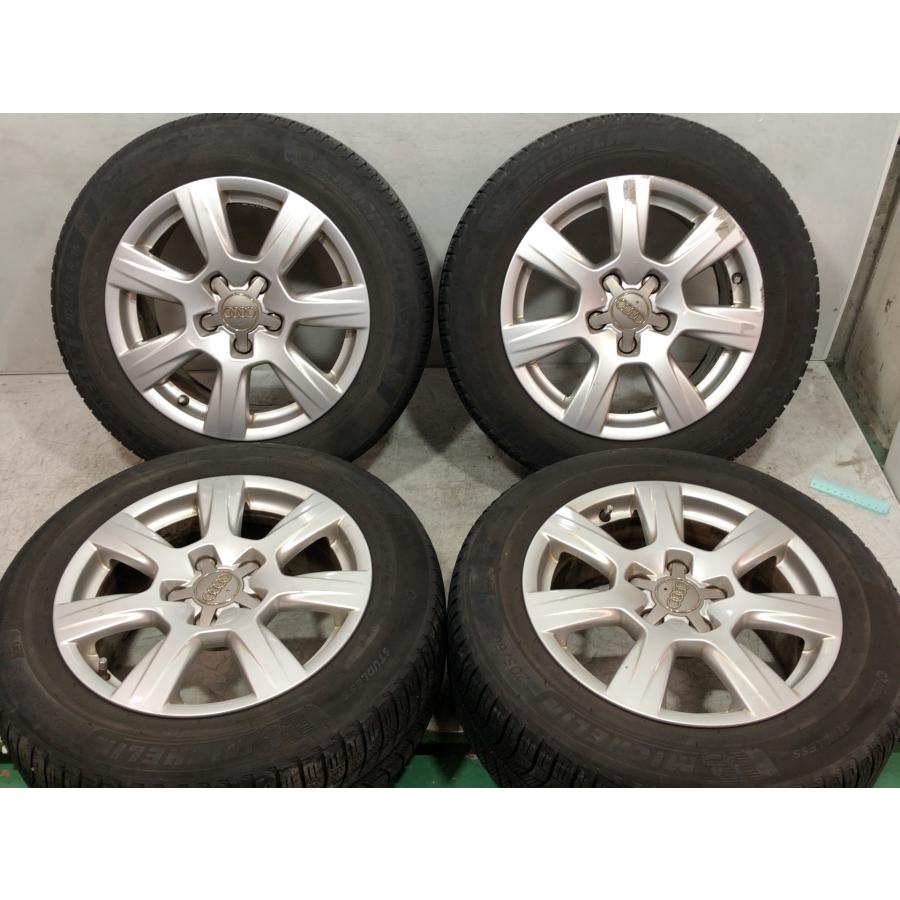 7分山 ミシュラン X-ICE3+ 205/60R16 96H 2019年 アウディ純正アルミ 
