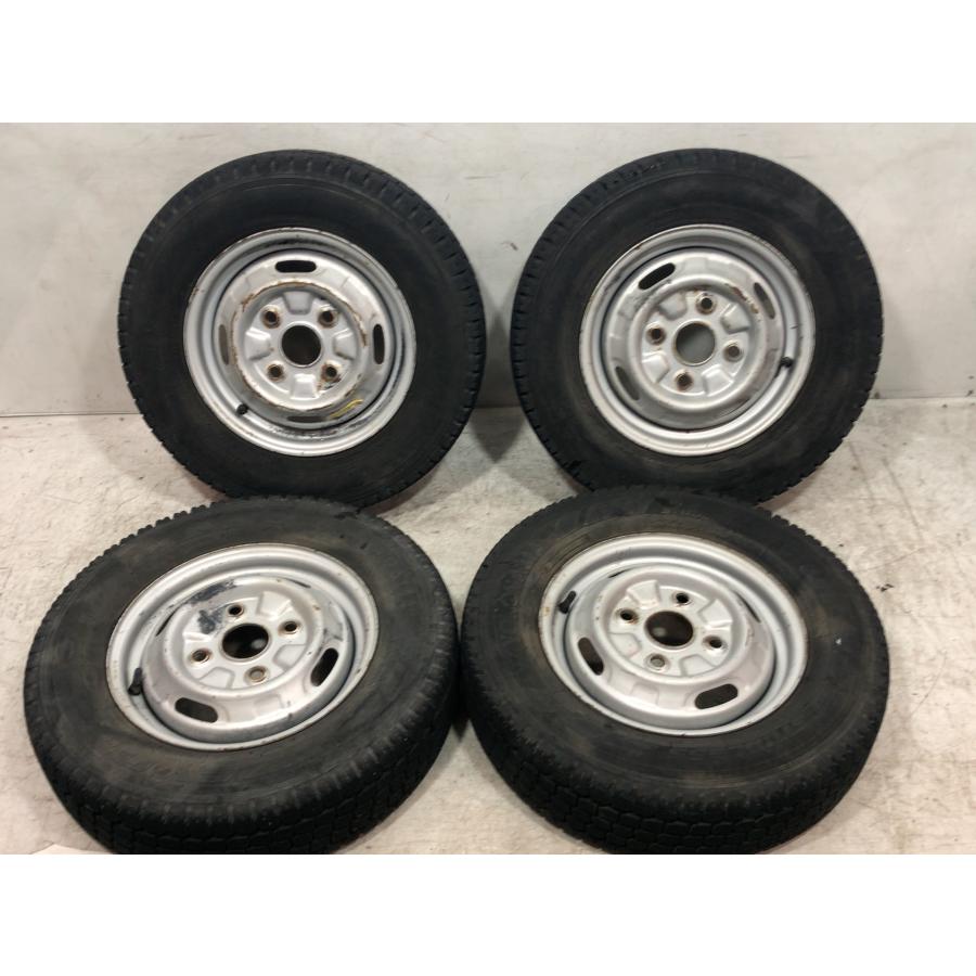 7分山 ヨコハマ SY01 145R12 6PR 2009年 三菱純正スチール 12x3.5J 4H 
