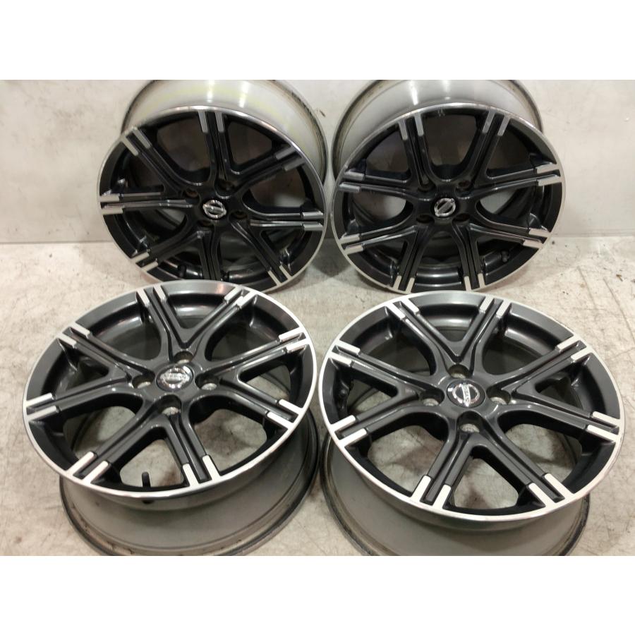 マーチ ニスモS 純正アルミ 16x7J +46 4H 100 ハブ径57mm 4本 アルミ