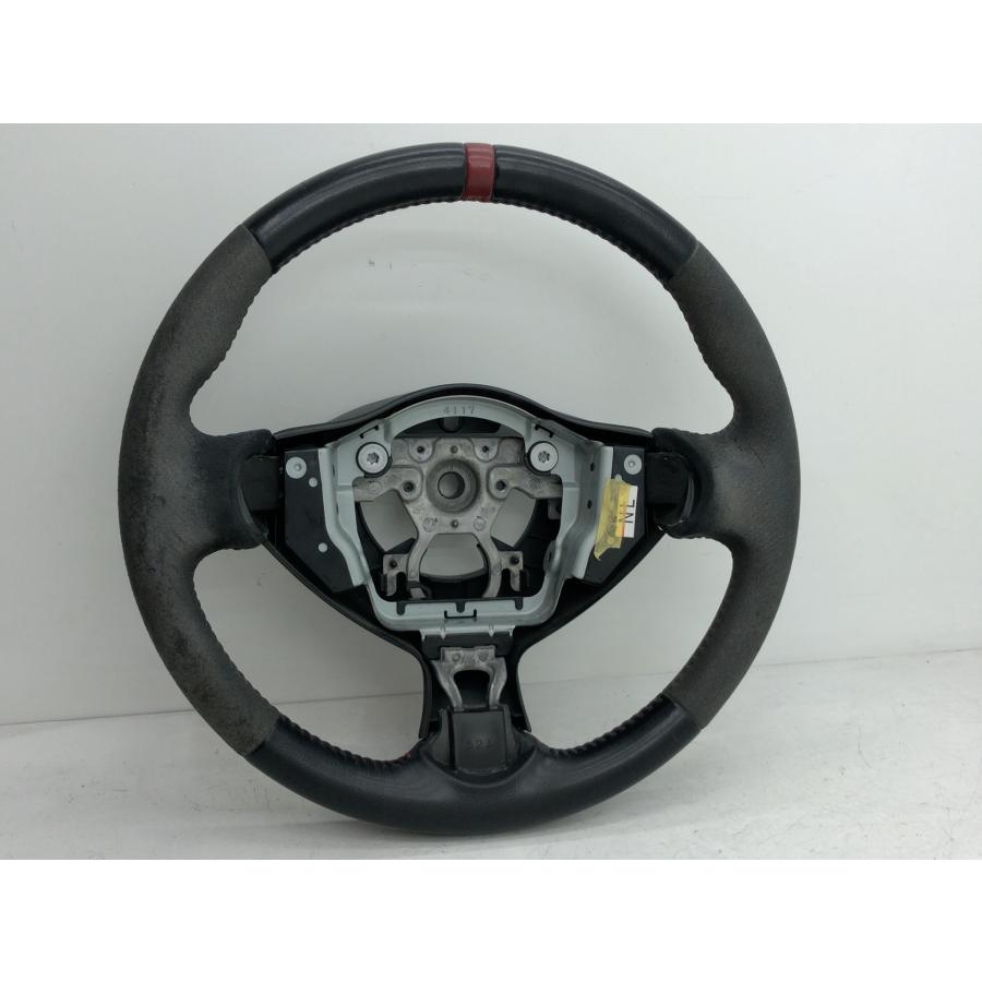 マーチ K13 ニスモS ステアリングホイール ハンドル 革巻き レザー