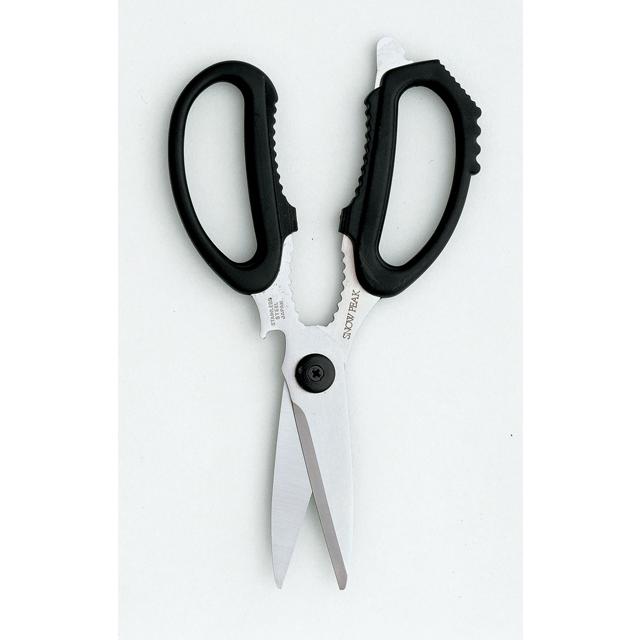 スノーピーク ハサミ GK-100 キッチンシザーズセット キッチンハサミ ペティナイフ ギザ刃 超硬ステンレス素材 収納ケース付 キャンプ/バーベキュー用_1