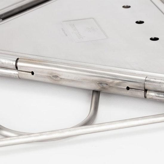 スノーピーク 焚火台Lスターターセット SET-112S 焚き火台Lセット 焚火台Ｌ 焚火台ベースプレートＬ 炭床Ｌコンプリート収納ケースL 焚き火 | snow peak | 03