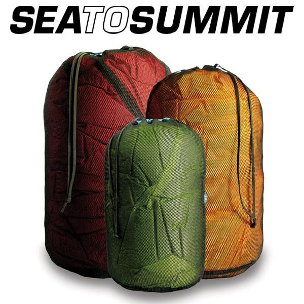 シートゥサミット メッシュスタッフサックL ST83315 スタッフバッグ Mesh Stuff Sack L グリーン 10082814