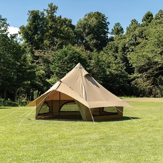 キャンパルジャパン グロッケ8T/C OCP2787  テント キャンプ ファミリーテント | ogawa（アウトドア） | 01