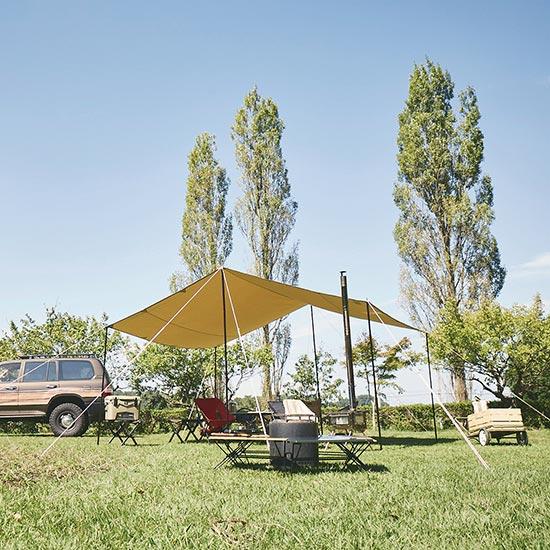 キャンパルジャパン フィールドタープ　レクタT/C OCP3421  タープ | ogawa（アウトドア） | 02