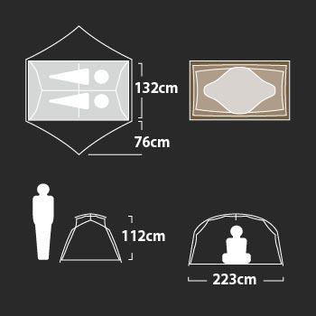 NEMO（ニーモ） ニーモイクイップメント オーロラリッジ 2P NM-ARRG-2P