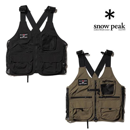 snow peak（スノーピーク） Toned Trout Camp Vest TT2410-VT02 ユニ
