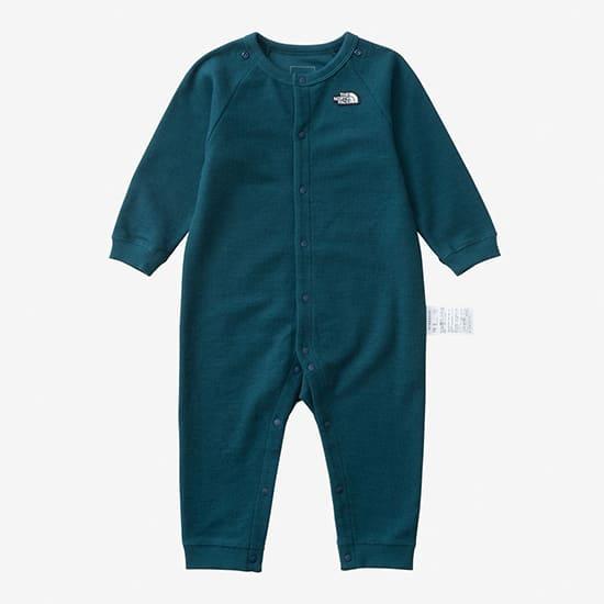 ザノースフェイス ベビーロングスリーブロンパース＆2Pビブ NTB82402 ジュニア/子供用 ベビーアイテム オーガニックコットン B L/S ROMPERS 2P 2025年秋冬 | THE NORTH FACE | 02