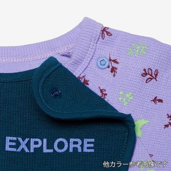 ザノースフェイス ベビーロングスリーブロンパース＆2Pビブ NTB82402 ジュニア/子供用 ベビーアイテム オーガニックコットン B L/S ROMPERS 2P 2025年秋冬 | THE NORTH FACE | 04