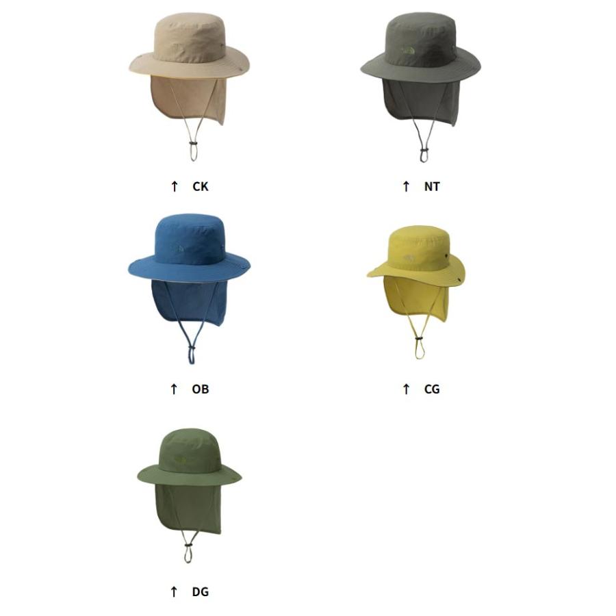 ザノースフェイス TNFビーフリーシールドハット NNJ02526 キッズ/子供用 ハット K TNF BE FREE HAT 通気性 UVカット 虫よけ機能 タレ付き |  | 01