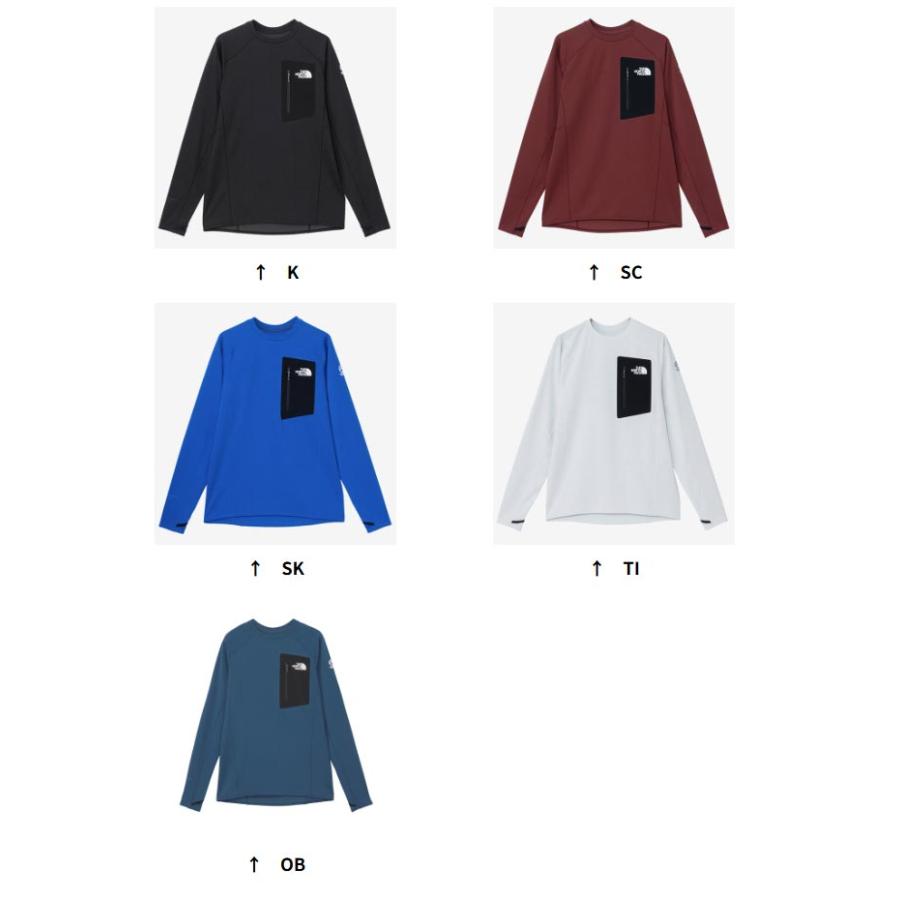 ザノースフェイス エクスペディションドライドットクルー NT12523 レディース/女性用 長袖Ｔシャツ EX DRY DOT CR ※先行クリアランスセール【返品交換不可】 |  | 01