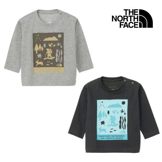 ザノースフェイス ロングスリーブシレトコトコティー NTB82530ST キッズ/子供用 長袖Tシャツ ベビー  ※先行クリアランスセール【返品交換不可】 | THE NORTH FACE