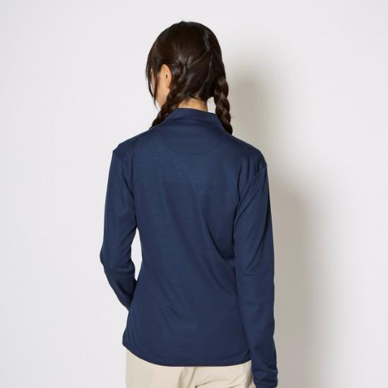 フォックスファイヤー マイクログリッドウールフルZIP FXF5215654 レディース/女性用 ジップシャツ Micro Grid Wool Full Zip 2026年春夏新作の画像