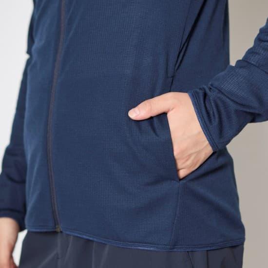フォックスファイヤー マイクログリッドウールフルZIP FXF5215654 レディース/女性用 ジップシャツ Micro Grid Wool Full Zip 2026年春夏新作の画像