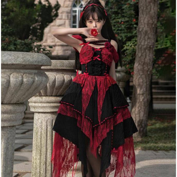 レース キャミワンピ ゴスロリ ロリータ グランジ ゴシックフェアリーグランジ レース キャミワンピ ゴスロリ ロリータ グランジ ゴシック