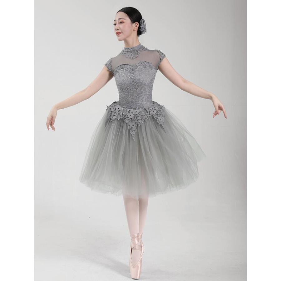 バレエ ドレス レオタード ワンピース チュチュスカート 女性 大人