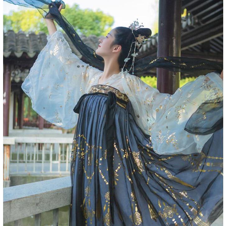 中華服 華やかチャイナ服 中国古代宮廷漢服唐装 ショール 大人穏やか 