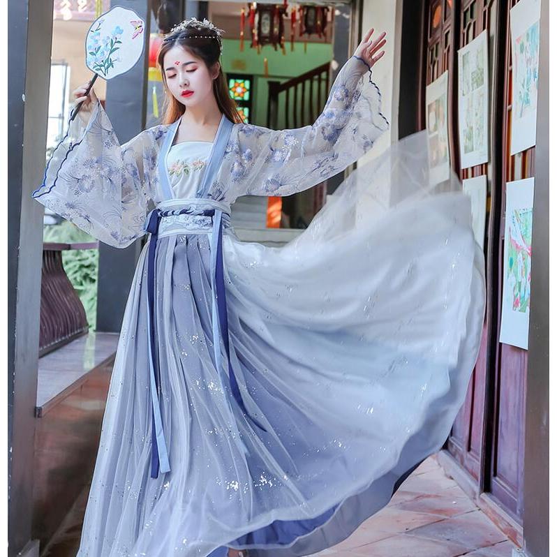 唐装漢服/中華服舞台服装/古典美人服 華流ステージコスプレ衣装/中国 