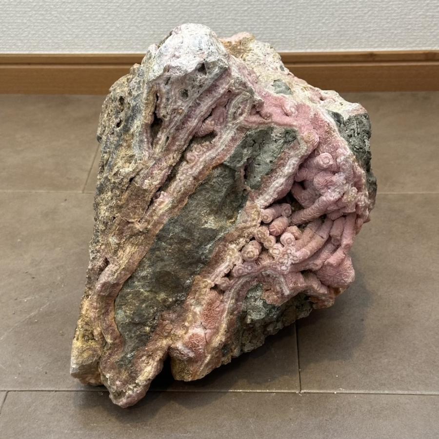 インカローズ ロードクロサイト スタラクタイト 原石 置石 標本 アルゼンチン産 天然石 |  | 09
