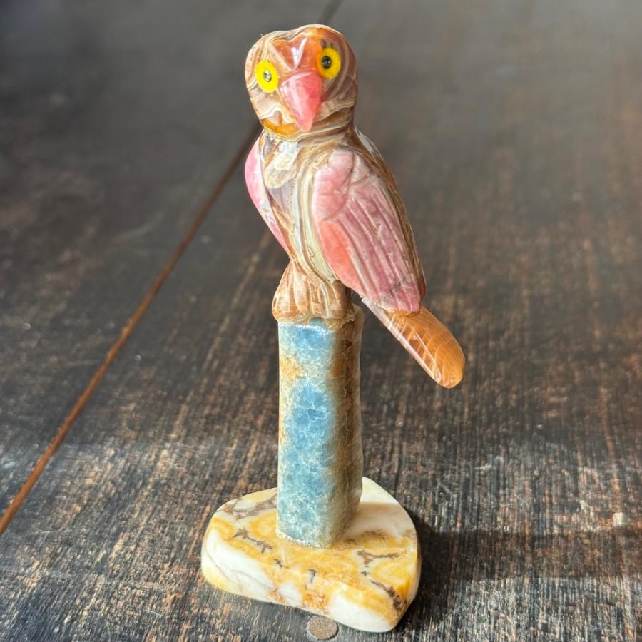 インカローズ 天然石 パワーストーン ロードクロサイト 原石 彫刻 送料無料 インテリア 人気 誕生石 7月 かわいい ギフト プレゼント | 