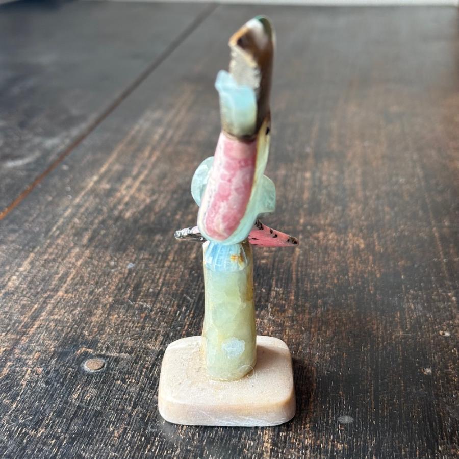 インカローズ 天然石 パワーストーン ロードクロサイト 原石 彫刻 送料無料 インテリア 人気 誕生石 7月 かわいい ギフト プレゼント553 |  | 02