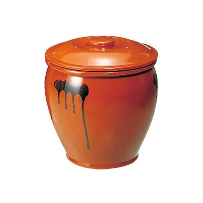 常滑焼 山源陶苑 蓋付ミニかめ 0.8号 1440ml : 今辰Yahoo!ショッピング