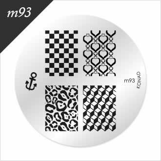 コナド スタンピングネイルアート イメージプレート＜m93＞ 【KONAD 
