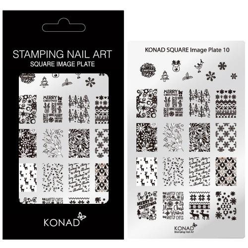 クリスマス限定】コナド スタンピングネイルアート スクエアイメージ