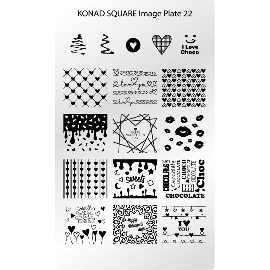 コナド スタンピングネイルアート スクエアイメージプレート22 Konad スタンピングネイル スタンプネイル セルフネイル Konad Im Sq 22 Konad Shop Hero 通販 Yahoo ショッピング