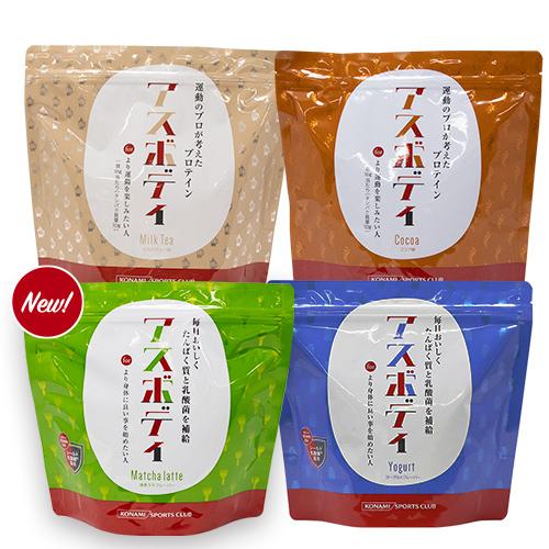 女性向けホエイプロテインアスボディ ダイエット 肌 髪の美容 ミルクティー ココア500g コナミスポーツ 美味しい 保存料 着色料未使用 タンパク質 疲れ Konami Sports Club 通販 Paypayモール