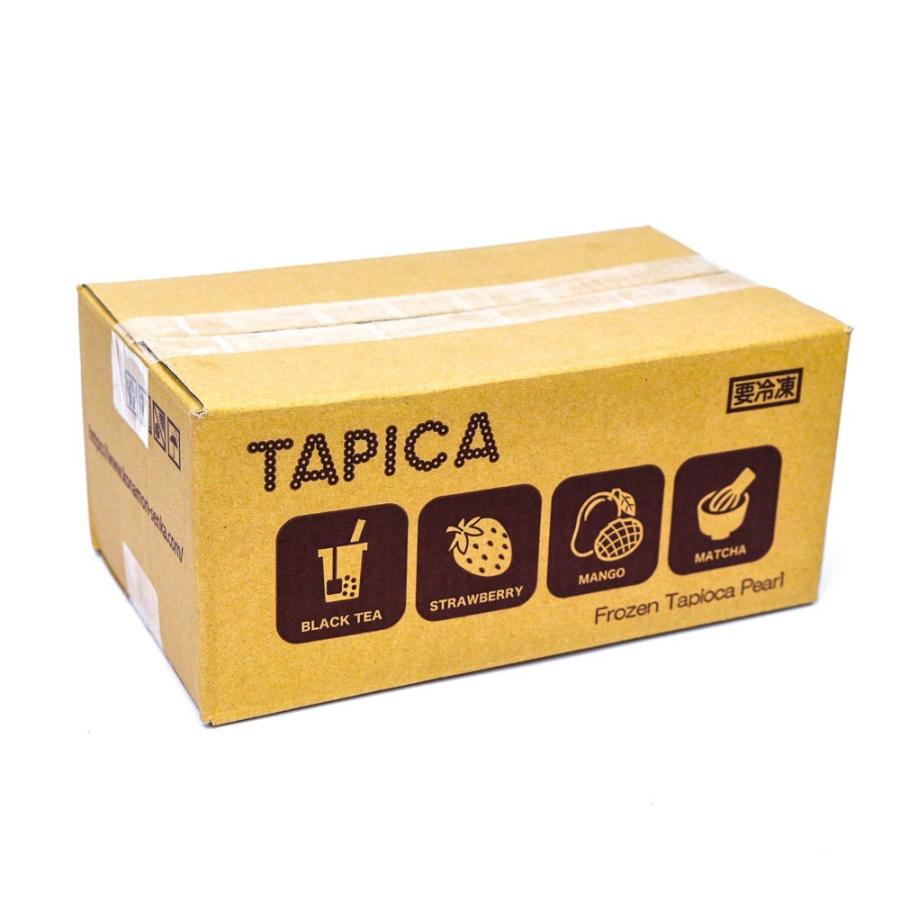 タピオカミルクティー！冷凍タピオカ個食パック【TAPICA】【台湾ミルクティーのみ！２４ｐｃ】送料無料｜konamon-senka｜03