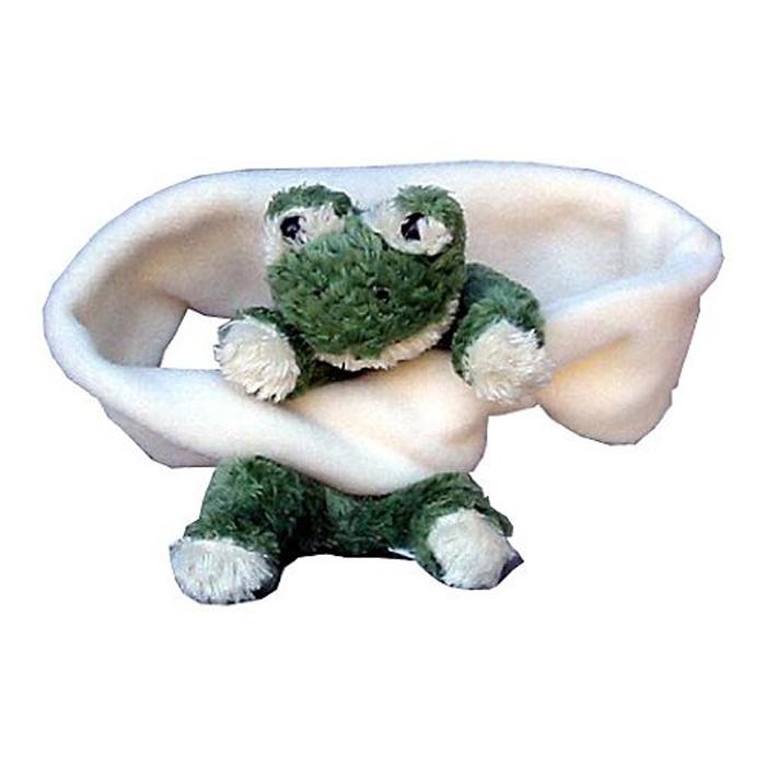 沖縄 離島配送不可 代引不可 国内発送 べアハンズ バディマフラー マスコット付マフラー 独特の上品 フロッグ Frog フリースマフラー