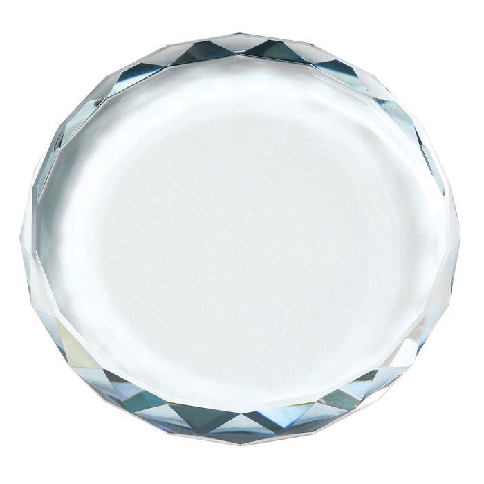 ペーパーウェイト 75f ダイヤカット 重り 文鎮 紙留め シンプル