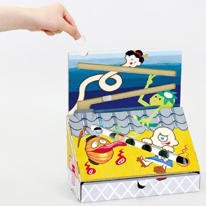 コロコロ仕分け貯金箱クラフト ダンボール 貯金箱 バンク 図工 工作 絵 イラスト オリジナル 作成 雑貨 アーテック やるきゃんヤフー店 通販 Yahoo ショッピング