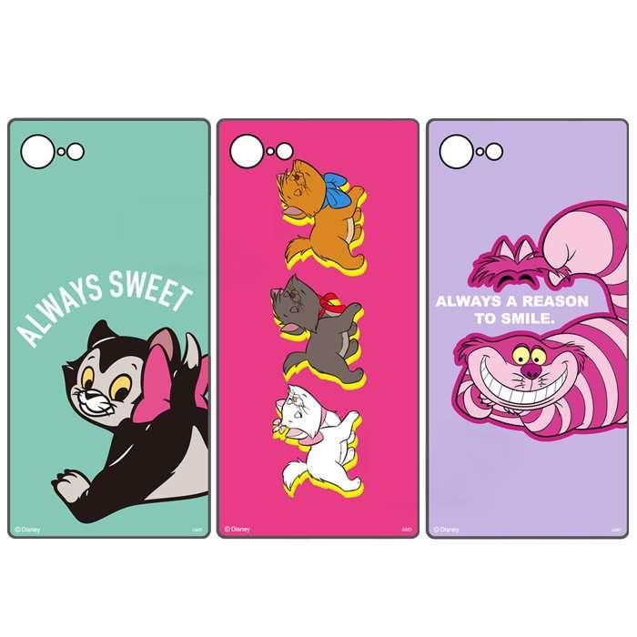 Iphone8 7 対応 Iphone 8 Iphone 7 ケース カバー ディズニーキャットシリーズ スクエアガラスケース v やるきゃんヤフー店 通販 Yahoo ショッピング