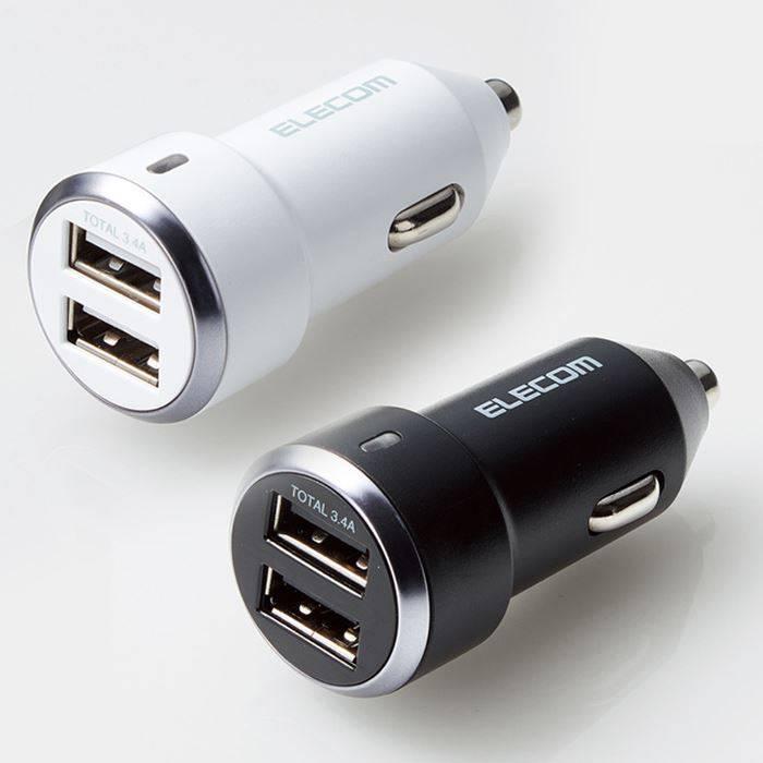 代引不可 充電 車載充電器 シガーチャージャー 2usbポート 3 4a 2台同時充電 車で充電 12v 24v車対応 スマホ充電 ドライブ v やるきゃんヤフー店 通販 Yahoo ショッピング