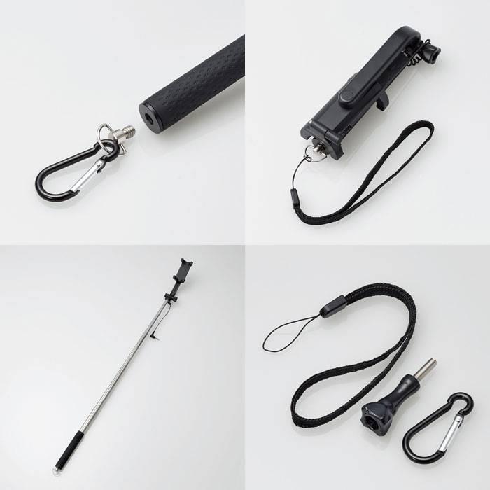 代引不可 有線 自撮り棒 セルカ棒 13 62cm伸縮 スマホ4 0 6 5inch対応 回転ホルダー カラナビ付 エレコム P Ssygr v やるきゃんヤフー店 通販 Yahoo ショッピング