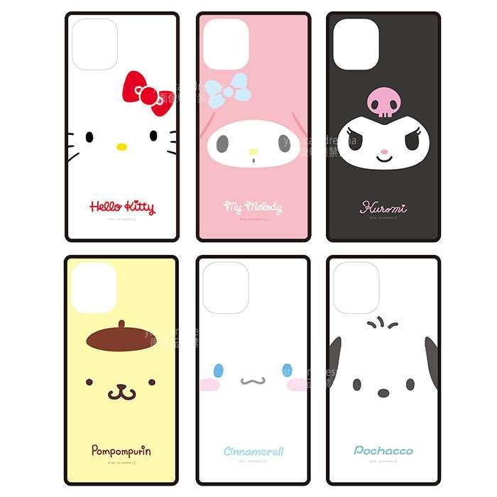 Iphone12mini 対応 Iphone 12 Mini 5 4インチ ケース カバー サンリオキャラクターズ スクエアガラスケース v やるきゃんヤフー店 通販 Yahoo ショッピング