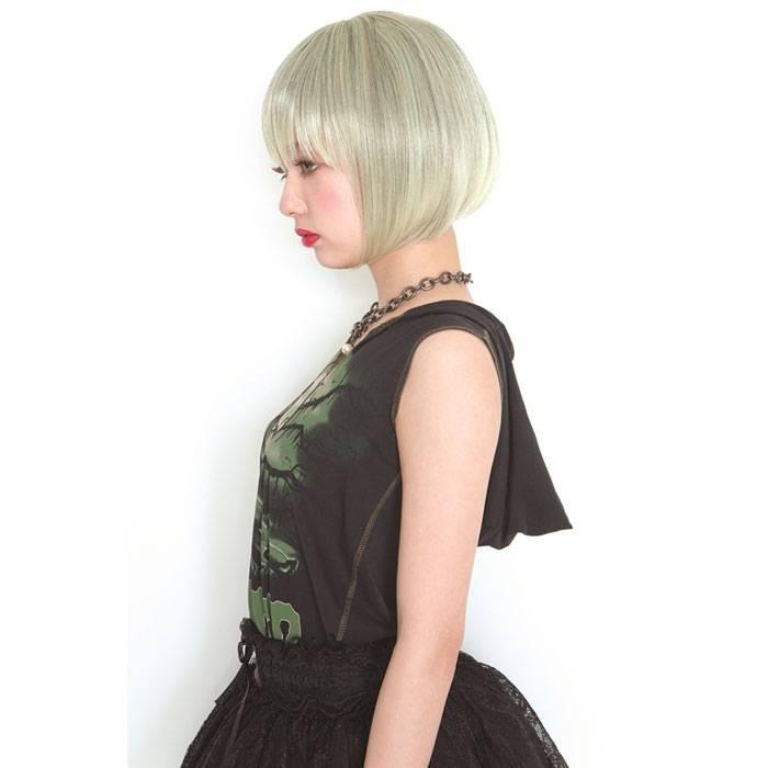 Lll ボブ エモーショナルグリーン Amoちゃんプロデュース ウィッグ