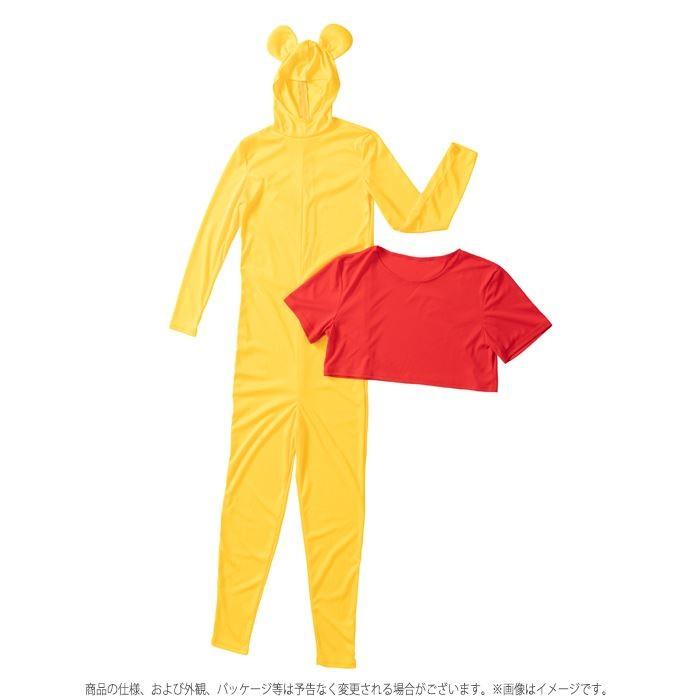なりキャラ研究部 なり研 イエロータイツマン 全身タイツ 男女兼用 イエロー 黄色 くま キャラクター風 全タイ 全身 仮装 変装 コスプレ コスチューム やるきゃんヤフー店 通販 Yahoo ショッピング